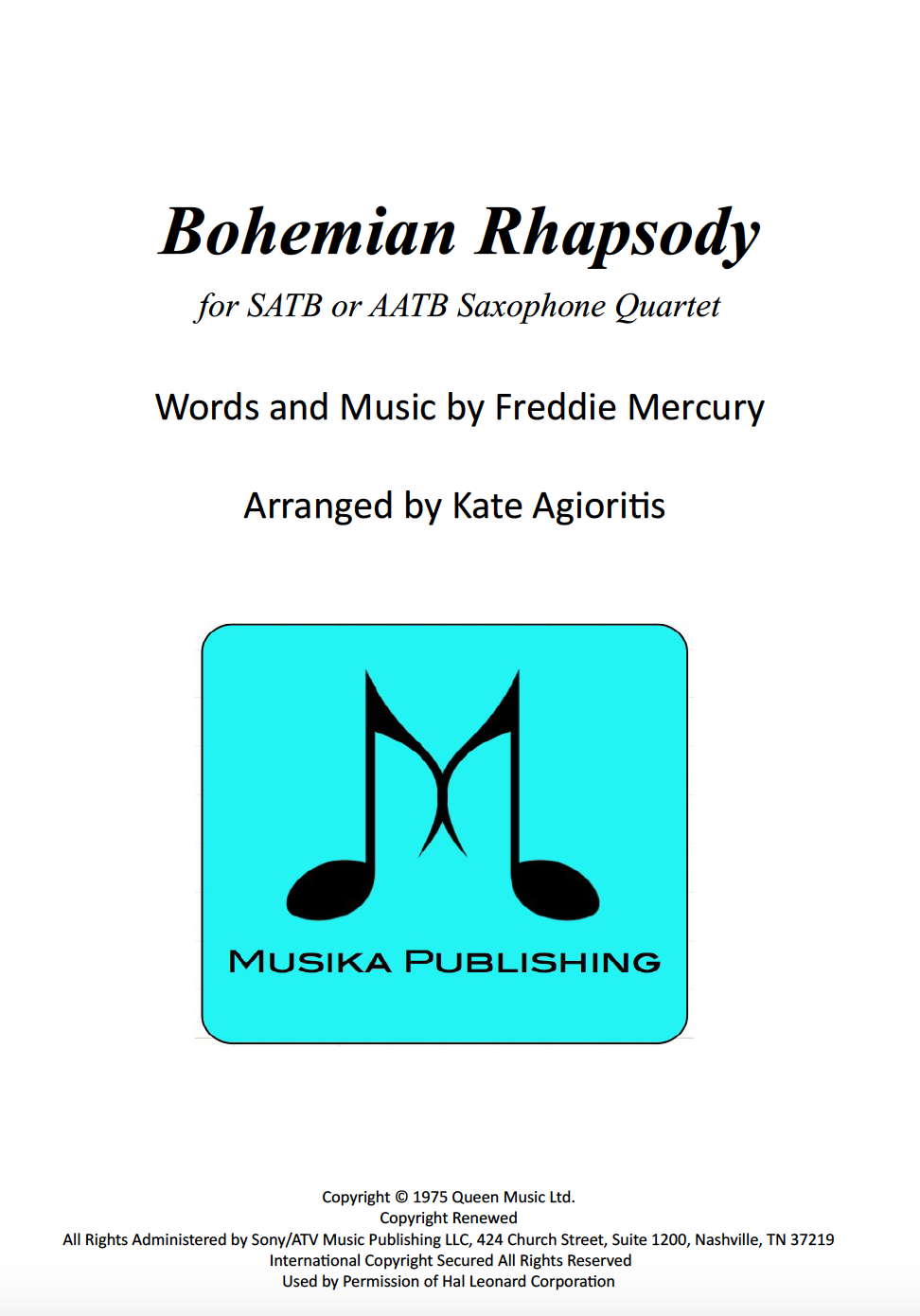 bohemian rhapsody flute quartet
